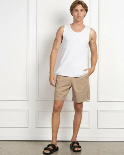 Shorts & Bottoms*The Mad Hueys Stranded Chino Shorts Taupe