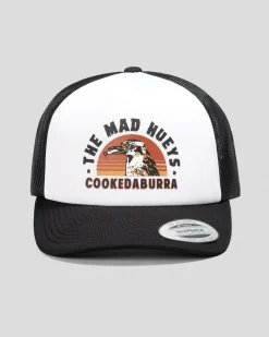 Headwear*The Mad Hueys Stranded Cookedaburra Foam Trucker Cap White