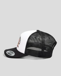 Headwear*The Mad Hueys Stranded Cookedaburra Foam Trucker Cap White