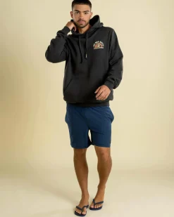 Hoodies & Sweatshirts*The Mad Hueys Stranded Cookedaburra Heavy Hoodie Vintage Black