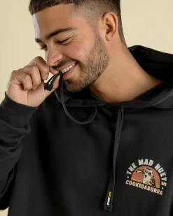 Hoodies & Sweatshirts*The Mad Hueys Stranded Cookedaburra Heavy Hoodie Vintage Black