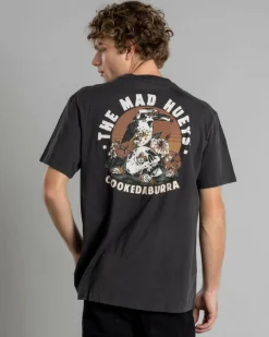Tops & T-Shirts*The Mad Hueys Stranded Cookedaburra T-Shirt Vintage Black