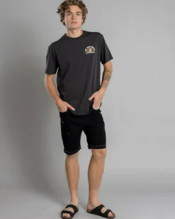 Tops & T-Shirts*The Mad Hueys Stranded Cookedaburra T-Shirt Vintage Black