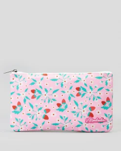 New Strawberry Fields Small Pencil Case Women Pencil Cases & Stationery|Pencil Cases & Stationery