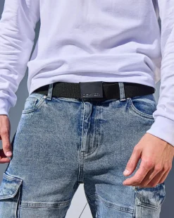 Belts*Dexter Stretch Web Belt Black