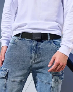 Belts*Dexter Stretch Web Belt Black