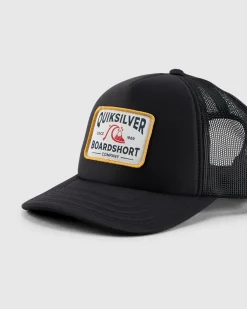 Headwear*Quiksilver Stretched Trucker Cap Black