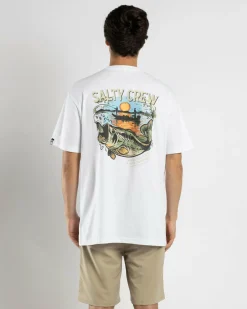 Tops & T-Shirts*Salty Crew Striker Standard T-Shirt White