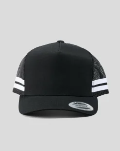 Headwear*Flexfit Stripe Cap Black/black