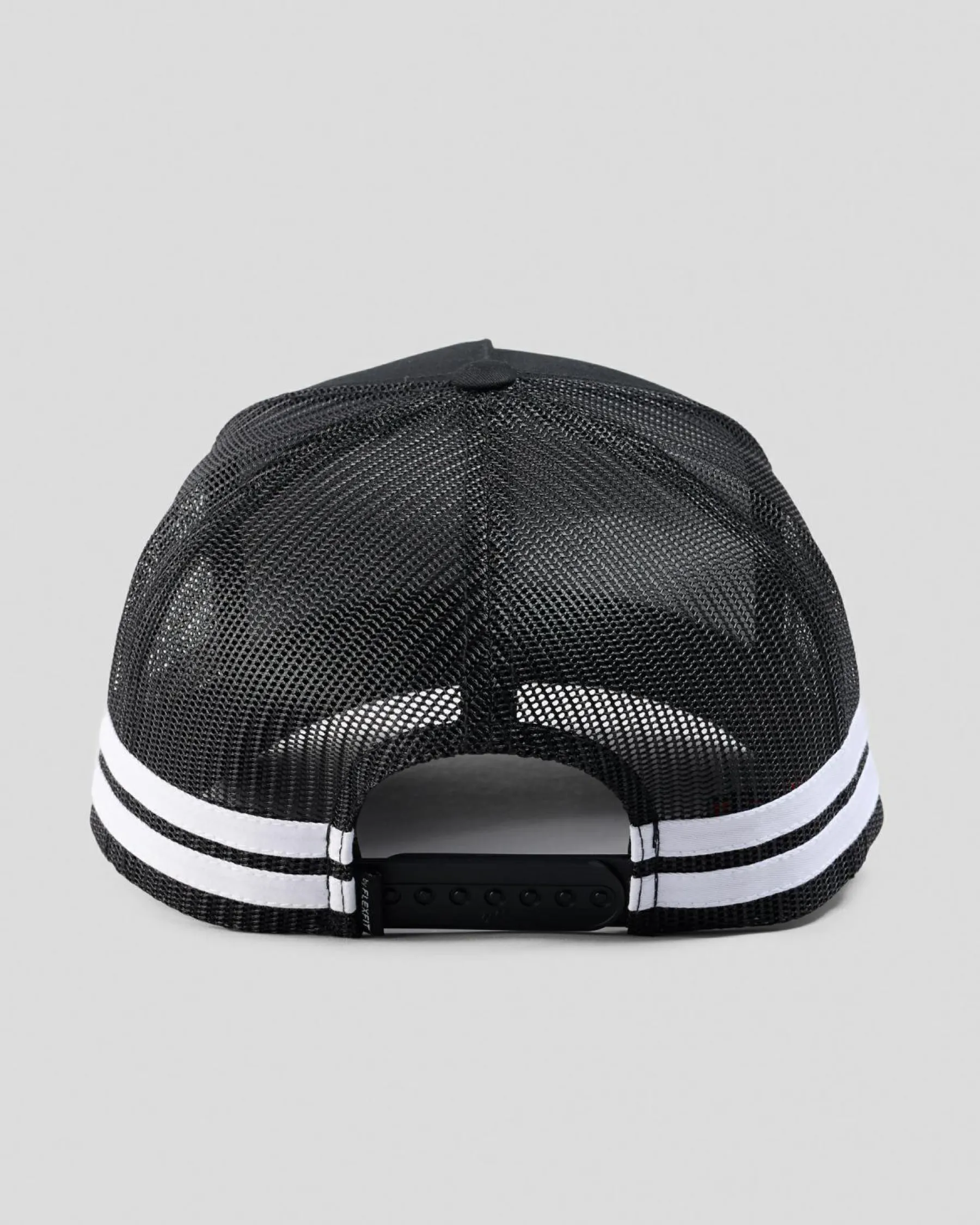 Headwear*Flexfit Stripe Cap Black/black