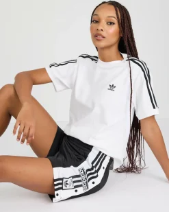Tops*adidas 3-Stripe T-Shirt White