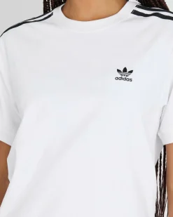 Tops*adidas 3-Stripe T-Shirt White