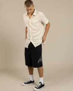 Tops & T-Shirts*Jacks Structure Short Sleeve Shirt White