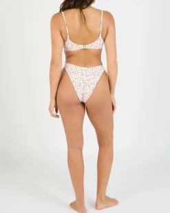 Bikinis*Billabong Stuck On You Tanlines Hike Classic Bikini Bottom Multi