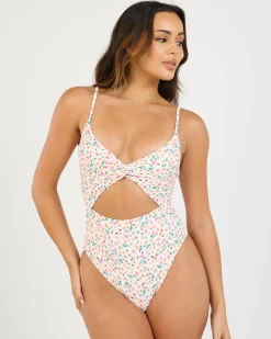 One Pieces*Billabong Stuck On You Tanlines Mika One Piece Swimsuit Multi