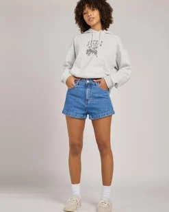 New Studio High Waist Denim Shorts Women Denim|Bottoms