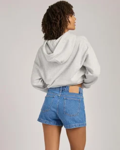 New Studio High Waist Denim Shorts Women Denim|Bottoms