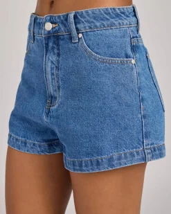 New Studio High Waist Denim Shorts Women Denim|Bottoms