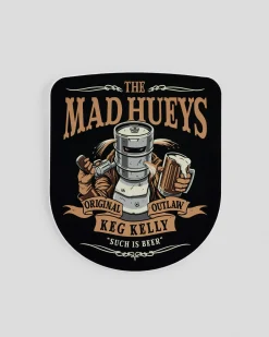 Gifts & Novelty*The Mad Hueys Such Is Beer Sticker Black