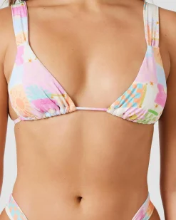 Hot Summer Haze Triangle Bikini Top Women Bikinis