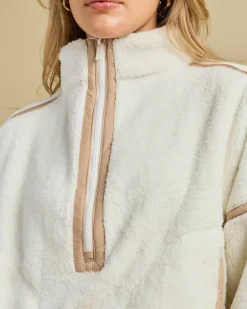 Hot Summit Quarter Zip Polar Fleece Women Jumpers & Hoodies