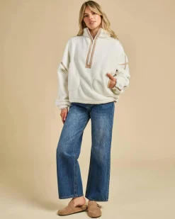 Hot Summit Quarter Zip Polar Fleece Women Jumpers & Hoodies