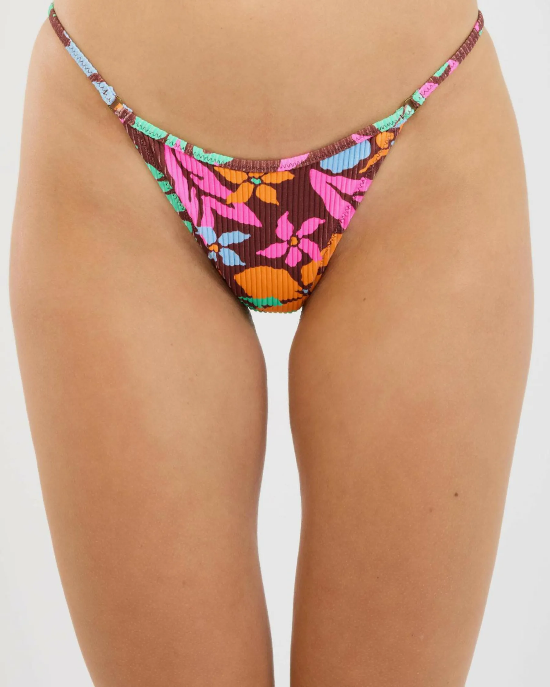 Bikinis*Rip Curl Sun To Sea Skimpy Bikini Bottom Multico
