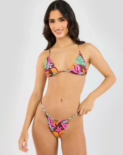 Bikinis*Rip Curl Sun To Sea Sliding Triangle Bikini Top Multico