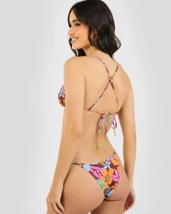Bikinis*Rip Curl Sun To Sea Sliding Triangle Bikini Top Multico