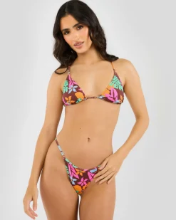 Bikinis*Rip Curl Sun To Sea Sliding Triangle Bikini Top Multico