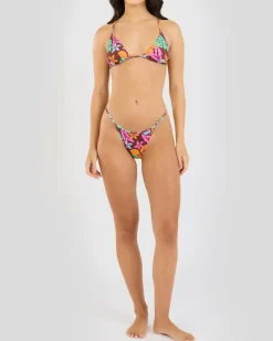 Bikinis*Rip Curl Sun To Sea Sliding Triangle Bikini Top Multico