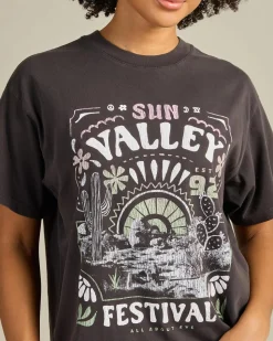 Hot Sun Valley Oversized T-Shirt Women Tops