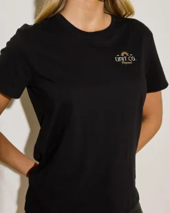 Tops*Unit Sunbeam Regular Fit T-Shirt Black