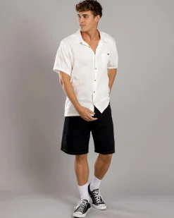 Tops & T-Shirts*Billabong Sundays Jacquard Short Sleeve Shirt Off White