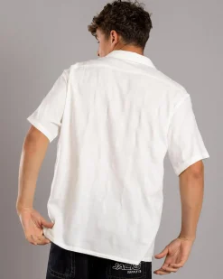 Tops & T-Shirts*Billabong Sundays Jacquard Short Sleeve Shirt Off White