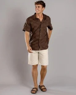 Sale Sundays Jacquard Short Sleeve Shirt Tops & T-Shirts