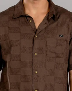 Sale Sundays Jacquard Short Sleeve Shirt Tops & T-Shirts