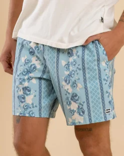 Board Shorts|Shorts & Bottoms*Billabong Sundays Lay Back Board Shorts Blue Shadow