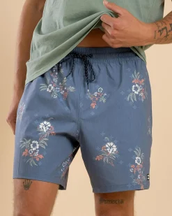 Board Shorts|Shorts & Bottoms*Billabong Sundays Lay Back Board Shorts Steel Blue