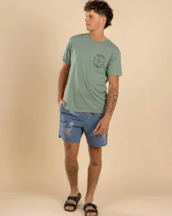 Board Shorts|Shorts & Bottoms*Billabong Sundays Lay Back Board Shorts Steel Blue