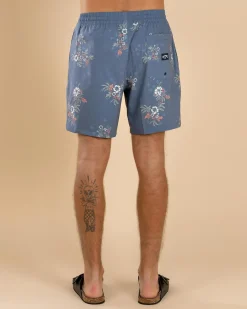 Board Shorts|Shorts & Bottoms*Billabong Sundays Lay Back Board Shorts Steel Blue