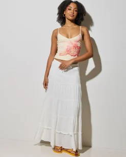 Hot Sundown Maxi Skirt Women Bottoms