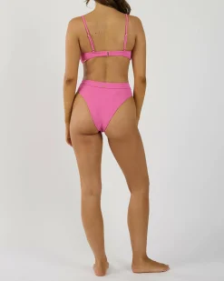 Bikinis*Billabong Sunkissed Maui Rider High Waisted Bikini Bottom Dahlia 2