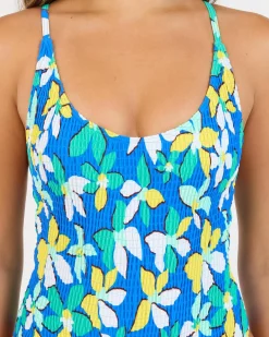 Sunny Days Floral One Piece Swimsuit Women One Pieces