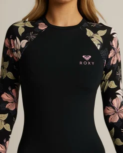 Outlet Sunny Floral Long Sleeve Surfsuit Women Surf|Wetsuits & Surfsuits