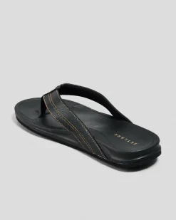 Flip Flops & Sandals*Skylark Sunny Thongs Black/tan