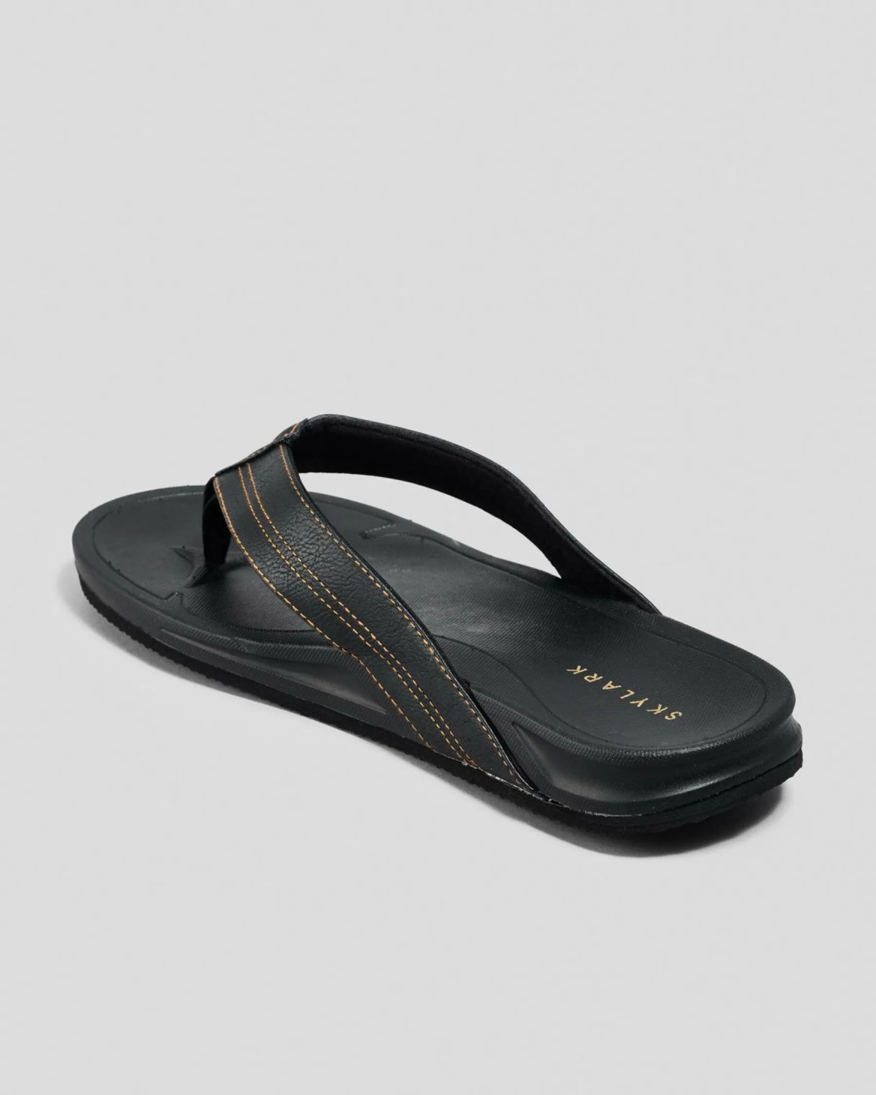 Flip Flops & Sandals*Skylark Sunny Thongs Black/tan