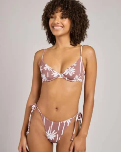 Bikinis*Billabong Sunset Canyon Demi Underwire Bikini Top Nutmeg