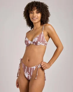 Bikinis*Billabong Sunset Canyon Tie Side Bikini Bottom Nutmeg