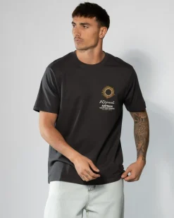 Tops & T-Shirts*Rip Curl Sunset Desto T-Shirt Washed Black Aus